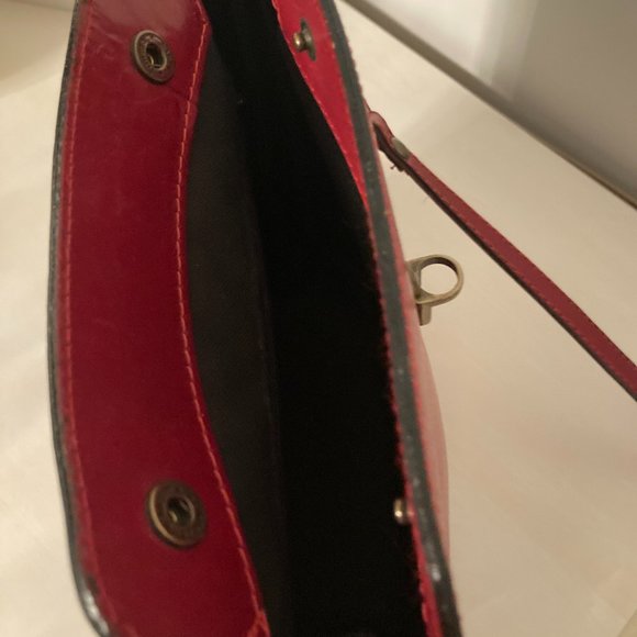 Luisa Red leather small crossbody bag - Picture 5 of 12